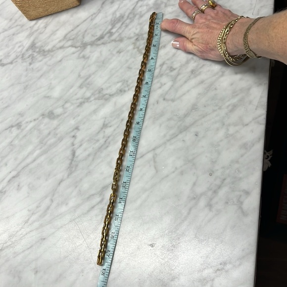 Eddie Borgo Supra Link Chain /necklace in Gold Bronze 17" Length - Picture 13 of 15